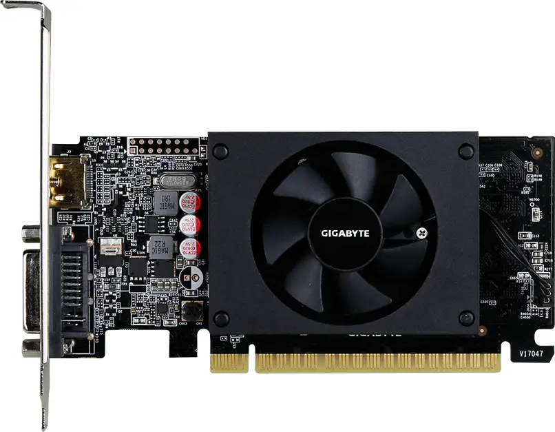  Best Low Profile Graphics Cards Under 50: Gigabyte GeForce GT 710 GV-N710D5-1GL