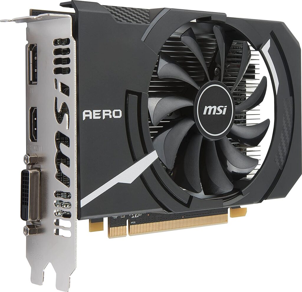 MSI AMD Radeon RX 550 AERO ITX 2G OC 2GB GDDR5 OC 